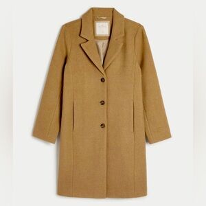 Tan Classic Wool Coat